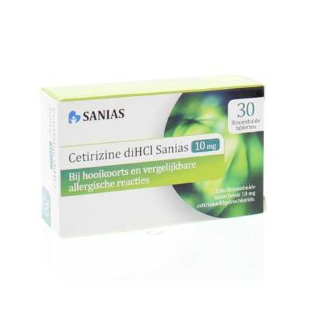 Cetirizine diHCl 10 mgHooikoorts8716049025332