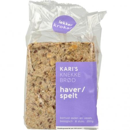 Knekkebrod haver/spelt bioVoeding8719992416226