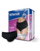 Lady discreet underwear zwart 3MIncontinentie7332152212561