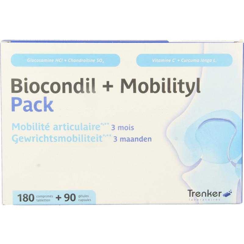 Duopack Biocondil 180 tabs + Mobilityl 90 caps (NFOverig vitaminen/mineralen5425003042386