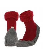 Huisslof wol anti-slip rood 41/42Kleding/ondergoed8720566811712