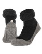 Huisslof wol anti-slip antraciet 45/46Kleding/ondergoed8720566811323