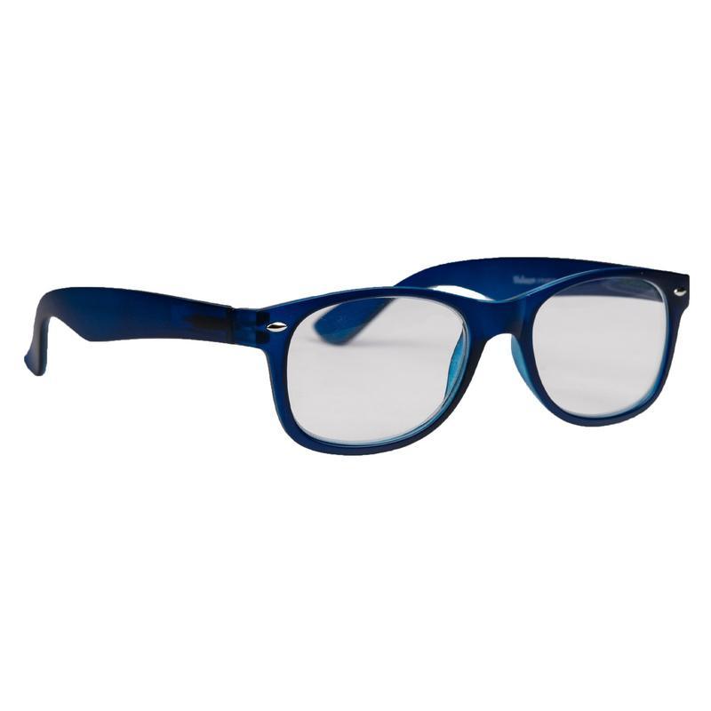 Leesbril wayfarer mat blauw +2.00Oogverzorging8718144555981