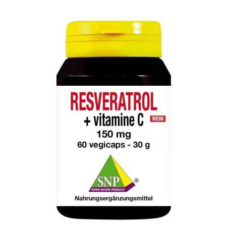 Resveratrol + vitamine C 150mg puurOverig gezondheidsproducten8718591426063