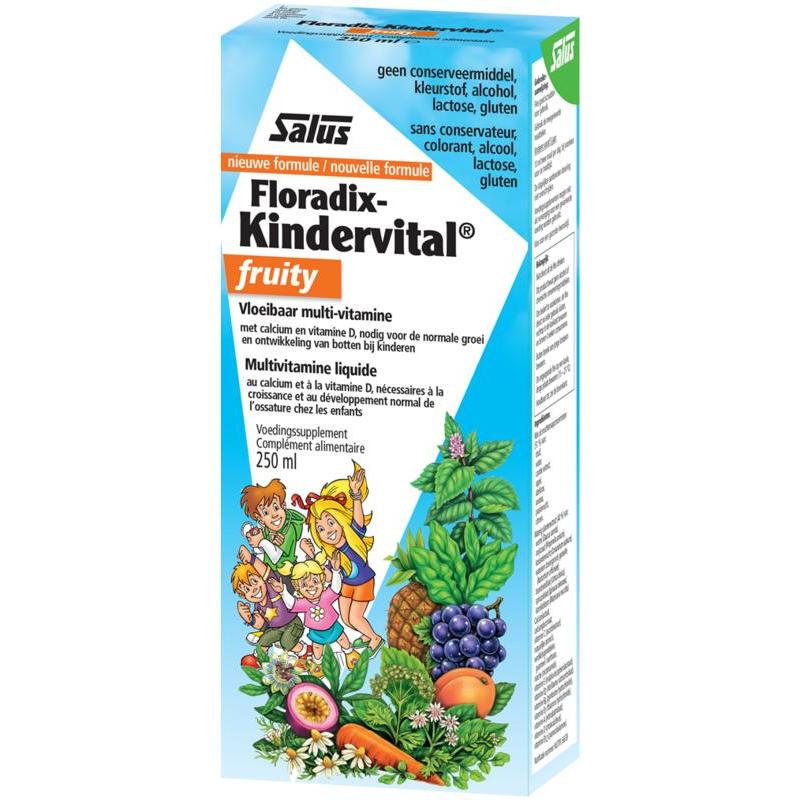 Floradix kindervital fruity glutenvrijOverig vitaminen/mineralen4004148336324