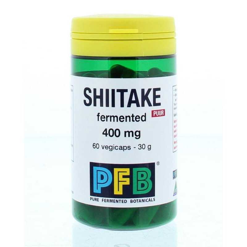 Shiitake fermented 400mg puurOverig vitaminen/mineralen8718591426018