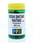 Reishi shiitake maitake fermented 300mg puurOverig vitaminen/mineralen8718591426032