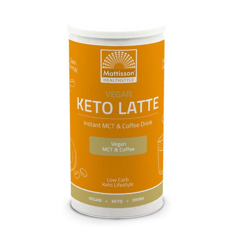 Vegan keto latte instant MCT & coffee drinkSlank/dieet maaltijdvervangers8717677969166