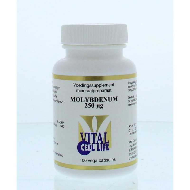 Molybdenum 250 mcgOverig gezondheidsproducten8718053190419