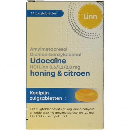 Amylmetacresol lidocaine honing citroenKeel8718274580532