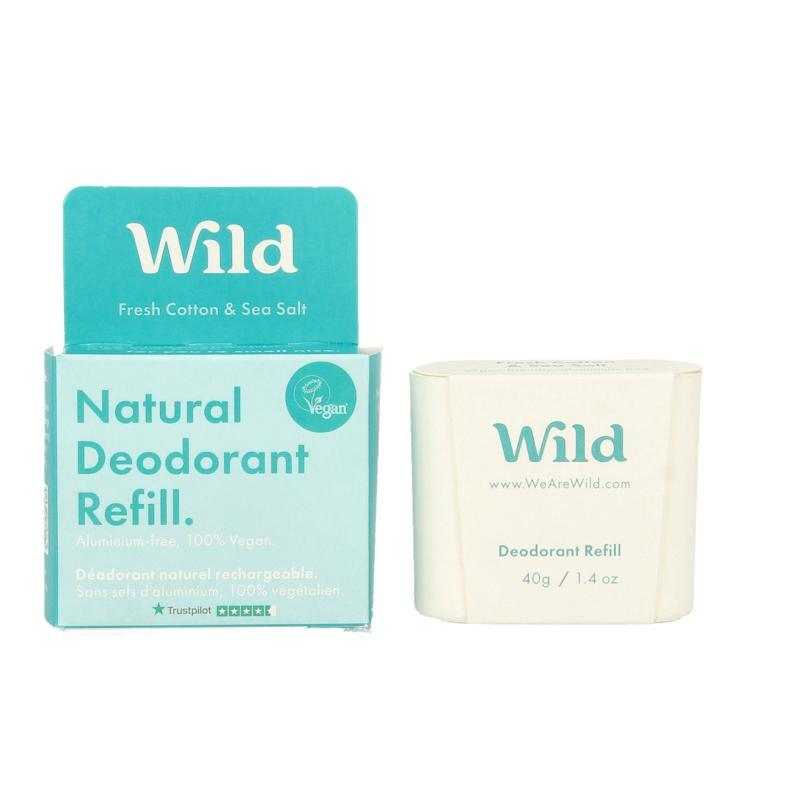 Natural deodorant fresh cotton & sea salt refillNieuw standaard5065003990555