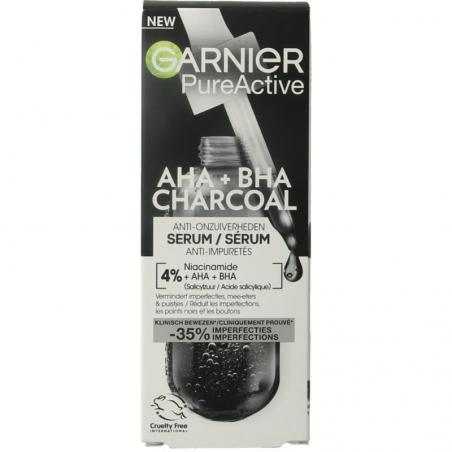 PureActive AHA + BHA charcoal serumDag/nachtverzorging3600542497893