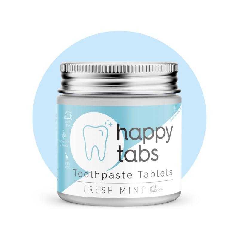 Tandpasta tabletten fresh mint met fluorideMondhygiëne8719326648507