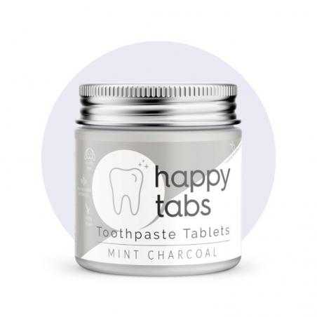 Tandpasta tabletten mint charcoal fluoridevrijMondhygiëne8719326648514