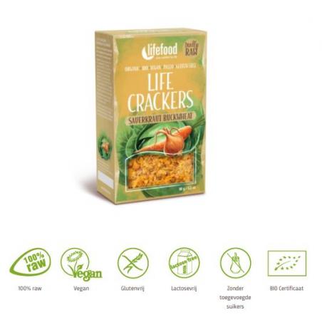 Life crackers zuurkool boekweit raw bioNieuw standaard8594071485306