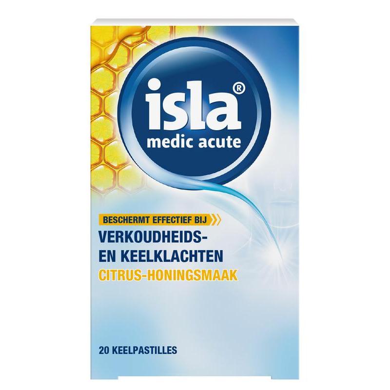 Medic acute citrus honing keelpastillesGriep/verkoudheid4104480470097