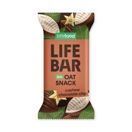 Lifebar oatsnack chocolate chip bioOverig reform/levensmiddelen8595657103119