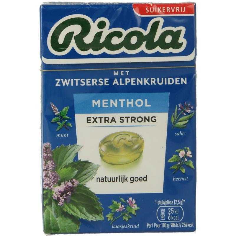 Menthol extra strong suikervrijNieuw standaard7610700019337