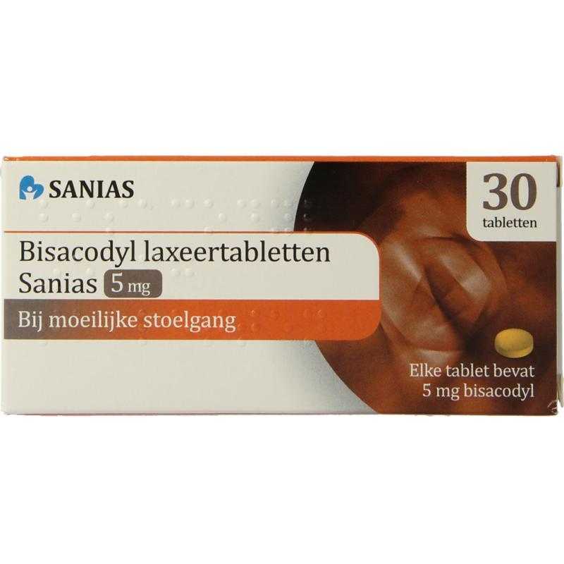 Bisacodyl 5mgNieuw standaard8716049037403