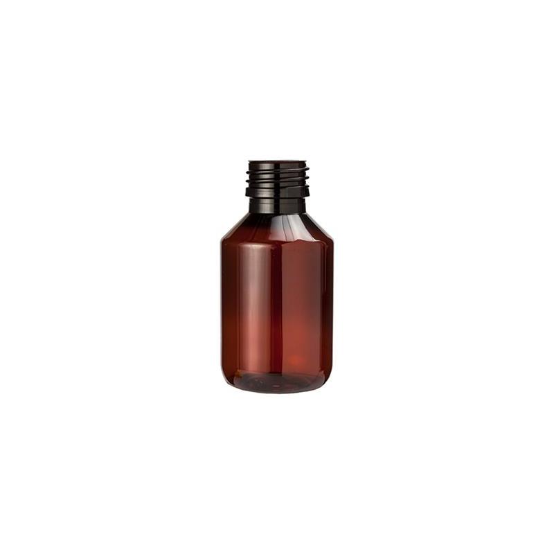 Fles pet 100ml veral amberWaren8717159004781