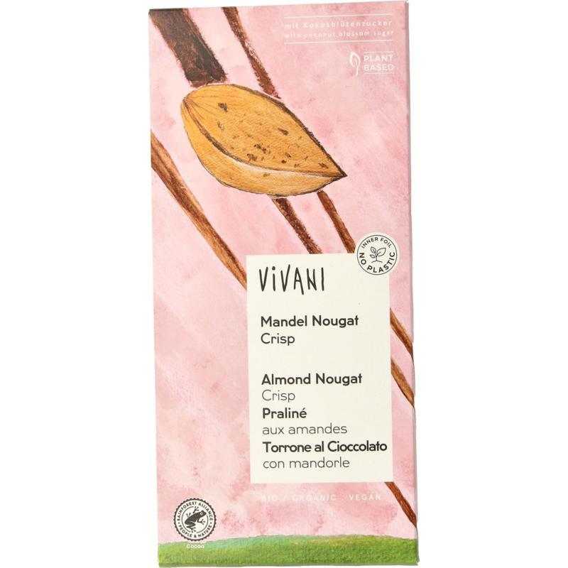 Chocolade vegan amandel nougat crisp bioNieuw standaard4044889004717