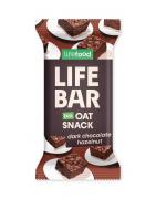 Lifebar oatsnack pure chocolade hazelnoot bioOverig reform/levensmiddelen8595657103126