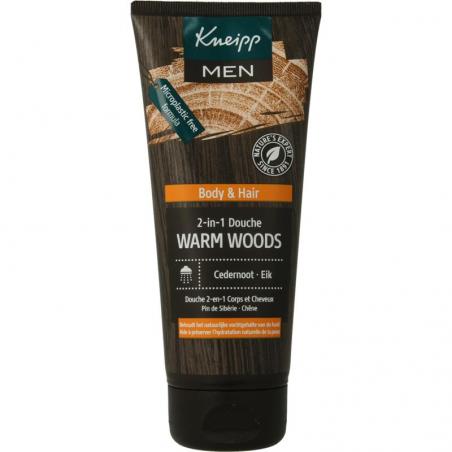 Men body & hair 2-in-1 douche warm woodsBad/douche4008233170282