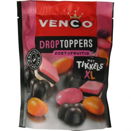 Droptoppers zoet & fruitigSnoepgoed8714200219590