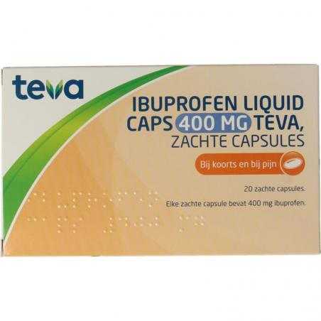 Ibuprofen 400mg liquid capsNieuw standaard8711218985516