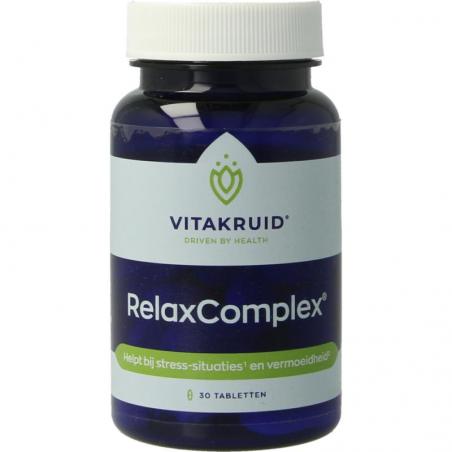 Relaxcomplex 1250mg magnesiumtauraat & D3Nieuw standaard8717438692791