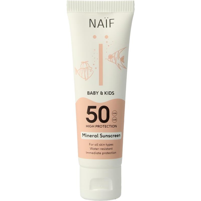 Zon baby & kids creme SPF50Nieuw standaard8720938341953