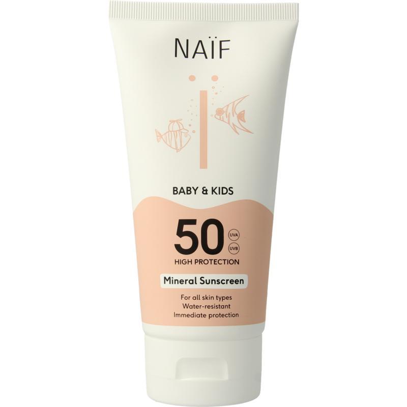 Zon baby & kids creme SPF50Nieuw standaard8721008611013