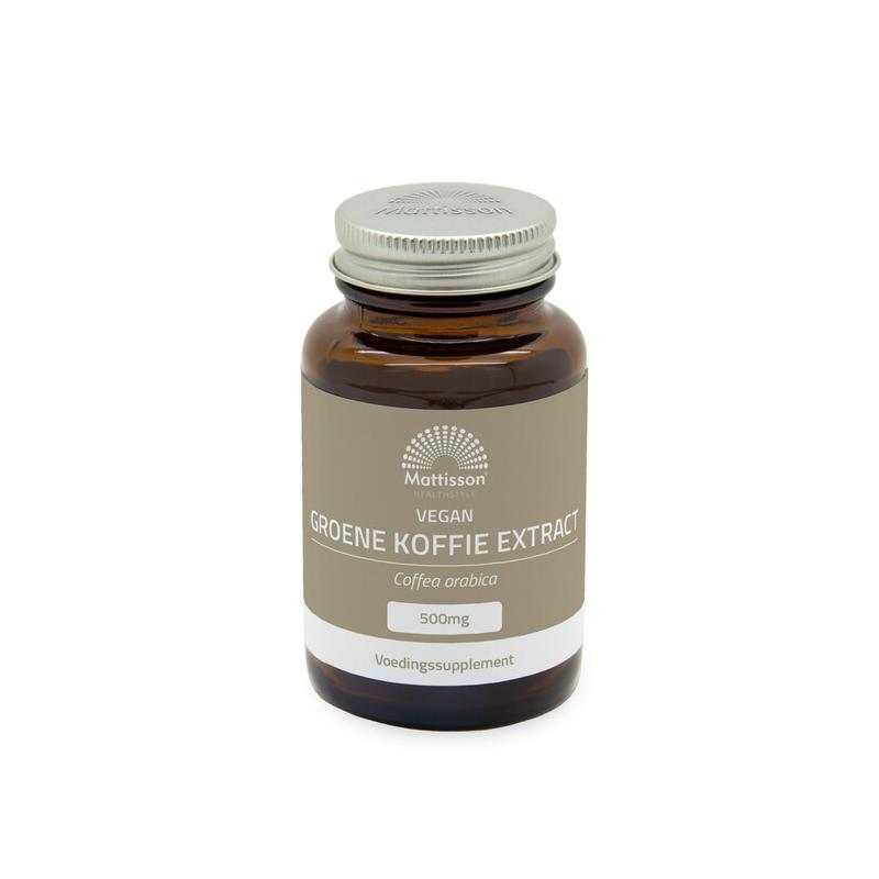 Groene koffiebonen extract 500mgNieuw standaard8720959401070