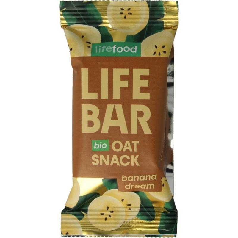 Lifebar oatsnack banana dream bioNieuw standaard8595657104291