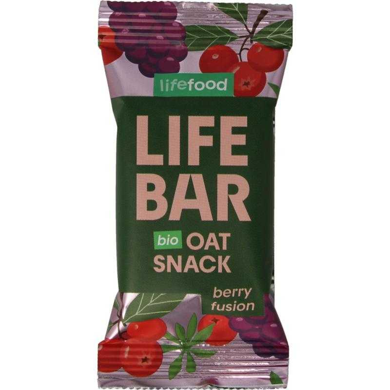 Lifebar oatsnack berry fusion bioNieuw standaard8595657104321