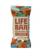 Lifebar oatsnack proteine salted caramel crisp bioNieuw standaard8595657104413