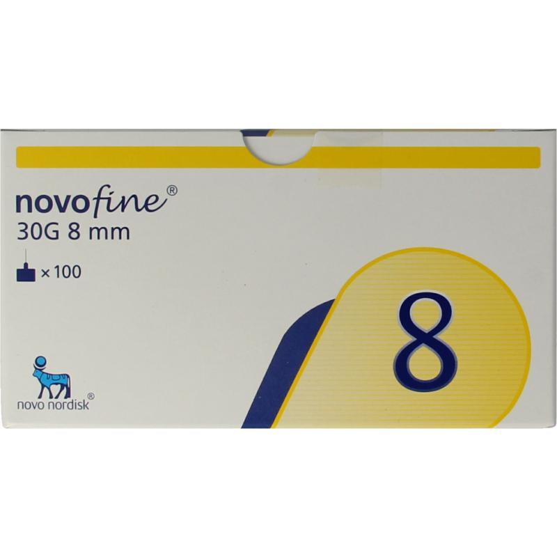 Novofine naalden 0.30 x 8 mm 30 gramNieuw standaard8717371980306