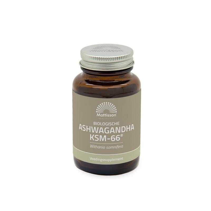 Biologische ashwagandha KSM-66 bioOverig gezondheidsproducten8720959400790