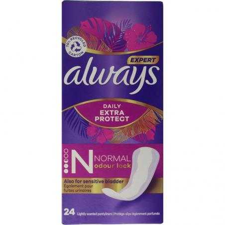 Dailies extra protect normaalDamesverband/tampons8006540806647