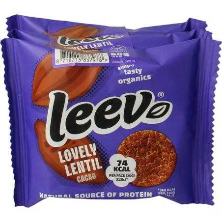 Lovely lentil cakes cacao bioVoeding8718215837978