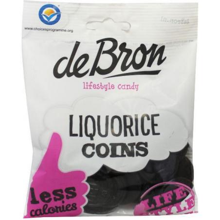 Muntendrop/liquorice coins suikervrijSnoepgoed suikervrij8712514910561