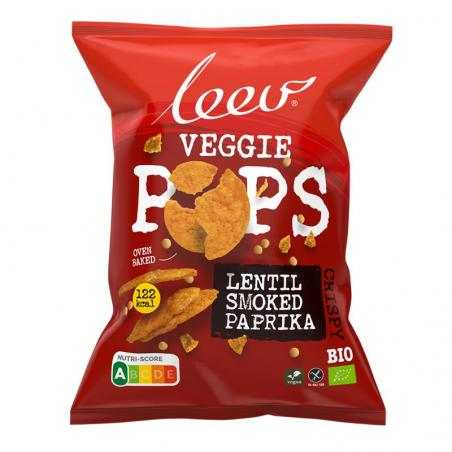 Popped paprika barbecue lentil snacks bioVoeding8718215837671