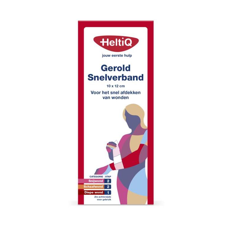 Snelverband gerold nr. 3 10 x 12 cmVerbandmiddelen8717484789032