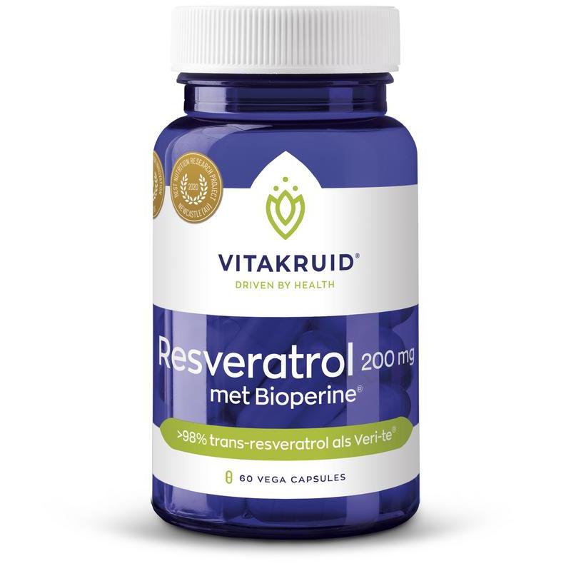 Resveratrol 200mg met bioperineOverig gezondheidsproducten8717438691657