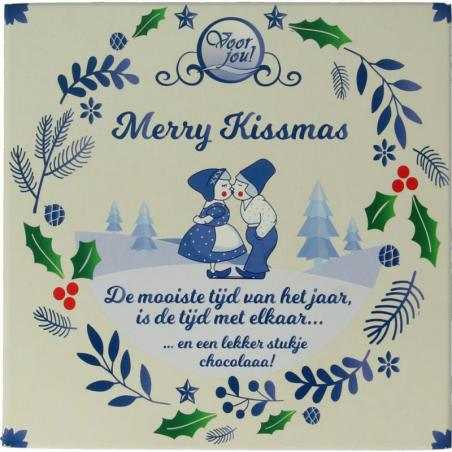 Wensreep Delftsblauw Kerst merry kissmasNieuw standaard8717624838606