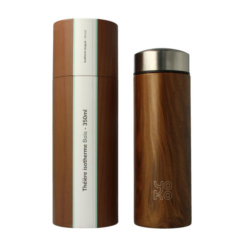 Drinkfles wood met theefilter isotherm 350mlWaren3411800017681