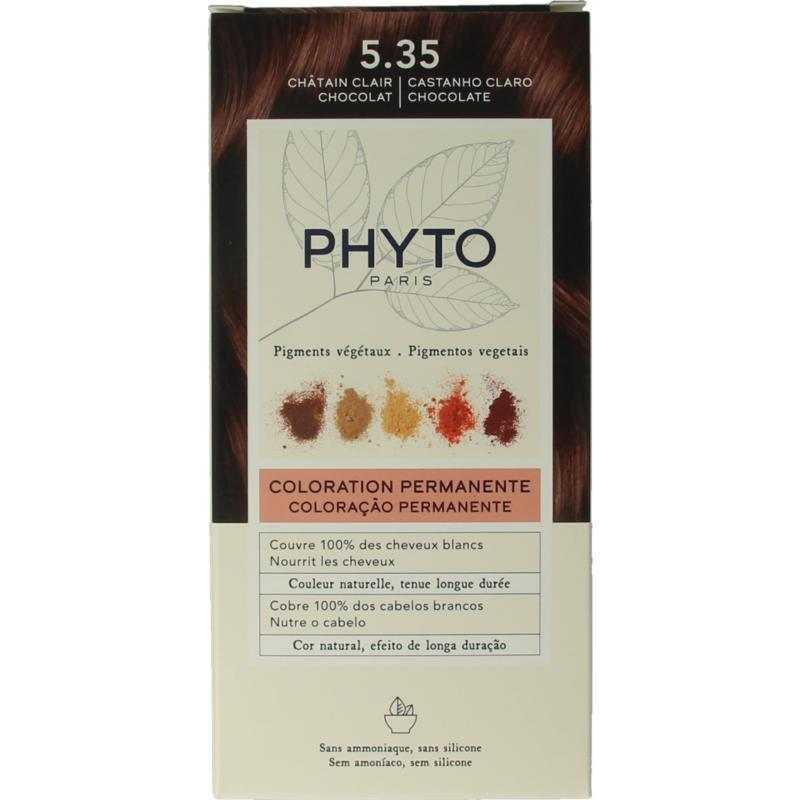 Phytocolor collection 5.35 chatain clair chocolatHaarkleuring3338221004567