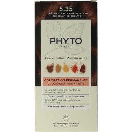 Phytocolor collection 5.35 chatain clair chocolatHaarkleuring3338221004567