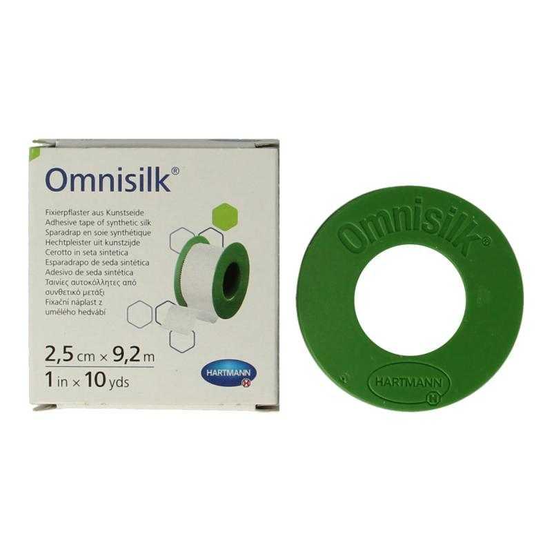 Omnisilk hechtpleister kunstzijde 2.5cm x 9.2mPleisters4049500247719