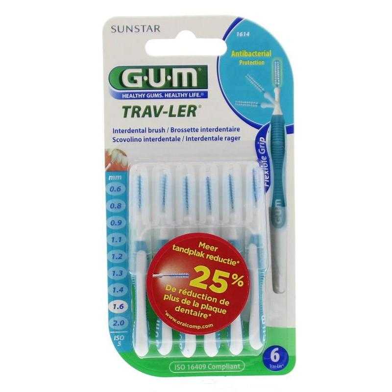 Trav-ler rager 1.6 mm (blauw)Mondhygiëne7630019900225